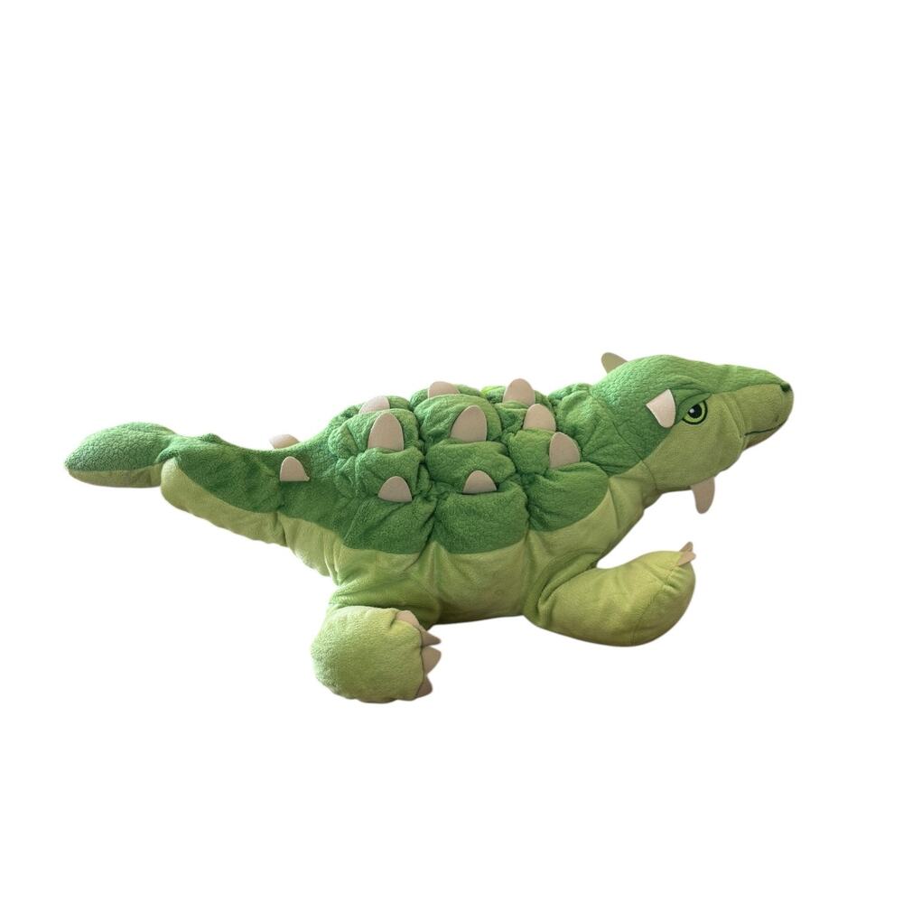 IKEA JATTELIK Ankylosaurus Dinosaur Plush Green 22” Stuffed Animal Toy